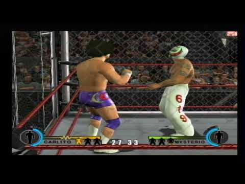 WWE Day Of Reckoning 2 - Carlito Vs Rey Mysterio - Steel Cage Match