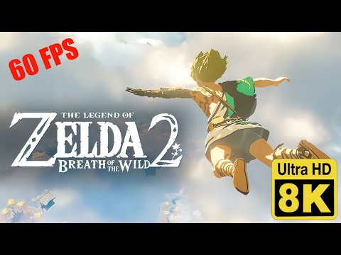 Zelda Breath of the Wild 2 Trailer 8K 60 FPS (Remastered with Neural Network AI)