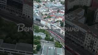 View from Berlin TV tower #berlin #tvtower #germany #expats #trending #reels