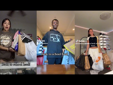 Back to school haul - TikTok compilation 🛍️😋