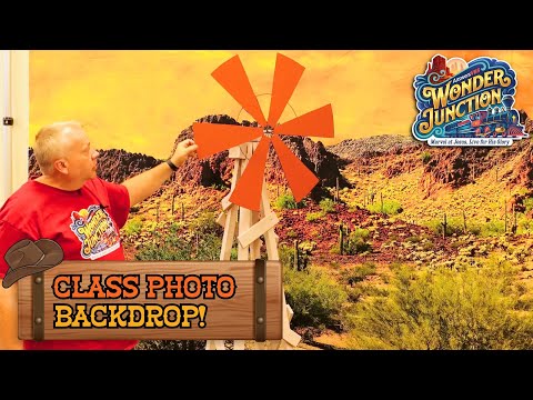 New Group Photo Backdrop! | Wonder Junction VBS: Decorations