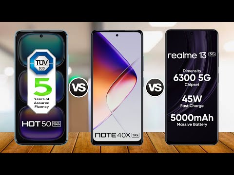 Infinix Hot 50 vs Infinix Note 40x vs Realme 13 5g