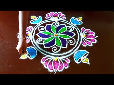 5*3 dots kaarthigai vilakku kolam 🪷 rangoli designs 🪷 thipkiyanchi rangoli🪷 small muggulu #muggulu