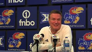 WATCH: Bill Self talks after home loss to WVU