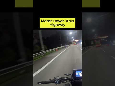 Bahaya! Motor Lawan Arus Kat Highway Jangan Buat Camni Geng!