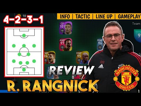 R. RANGNICK 4231 MANAGER REVIEW | NEW MANCHESTER UNITED MANAGER | PES 2021 MOBILE