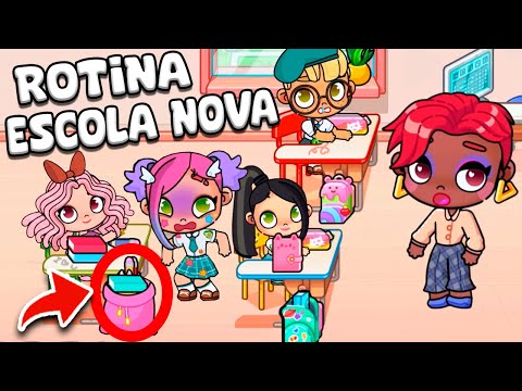 ROTINA DA MANHÃ NO PRIMEIRO DIA DE ESCOLA NOVA | AVATAR WORLD ROTINAS E HISTÓRIAS