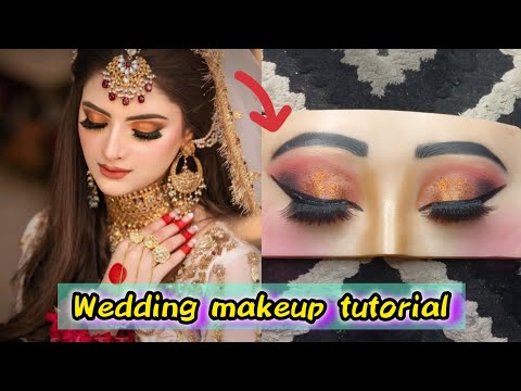 Beautiful Bridal and Party Makeup Tutorial🎉 #bridaleyemakeup #easyeyelook #asianmakeup #makeuptricks