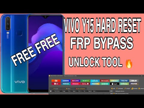 VIVO Y15 HARD RESET & GOOGLE ACCOUNT REMOVE by UNLOCK TOOL  2024/04/20  🔫🔥(PD1901BF)