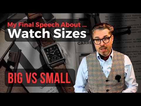 How to Pick the Right Watch Size & Does It Matter? Trends, Times, Genres ...