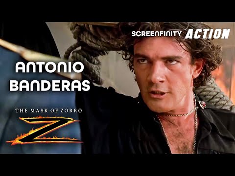 Antonio Banderas' Action Scenes | The Mask Of Zorro | Screenfinity Action