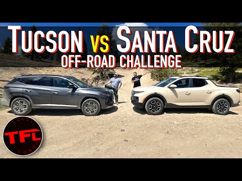 Truck vs SUV! Which Is Better Off-Road - Hyundai Santa Cruz or Tucson?