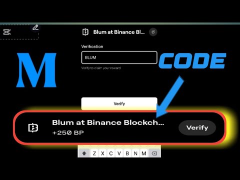 Blum at binance Blockchain week Blum verify code | Blum verify code today | Blum at Blockchain #blum