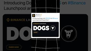 DOGS Listing On Binance - ₹1.50 DOGS Airdrop Price? #dogs #dogsairdrop