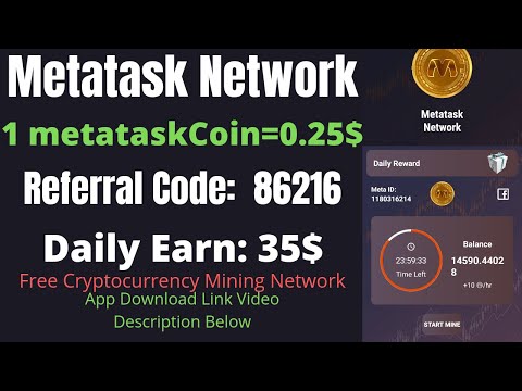 Metatask Network || Metatask Coin || Referral Code: 86216  || #metatasknetwork #metataskcoin #crypto