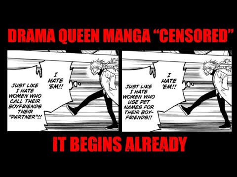 Apparently Drama Queen Manga Got "Censored" by English Localizers