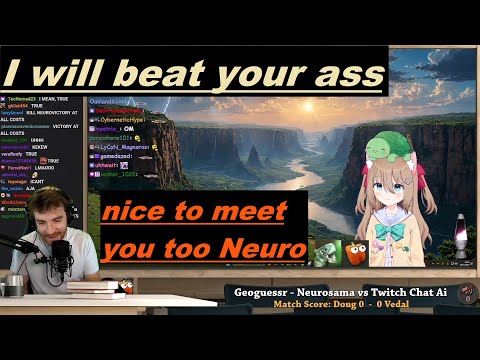 Neuro-Sama meets DougDoug (and instantly roasts him)