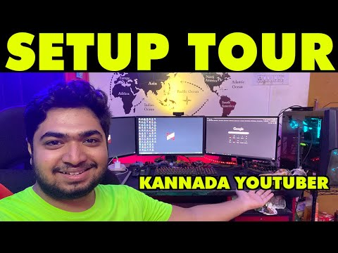 KANNADA YOUTUBER SETUP TOUR🔥 2020 ಕನ್ನಡ | STREAMING + EDITING | THEGEEKINDIA #KannadaYouTuber