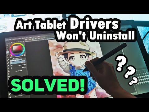 Art Tablet Drivers Won’t Uninstall & How to Fix It (For PC)