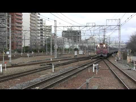 寝台特急 日本海 新大阪駅到着 2010/2/12