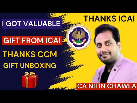 | I Got Valuable Gift From ICAI| Thanks CCM & Thanks ICAI| Gift Unboxing|