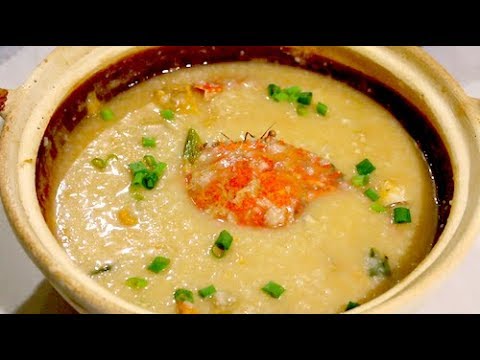 Crab congee recipe