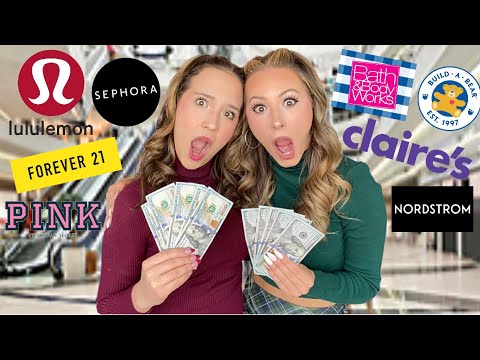 WE WENT CHRISTMAS SHOPPING AT THE MALL WITH A $1,000 BUDGET 🤑🎄🛍