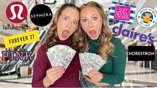 WE WENT CHRISTMAS SHOPPING AT THE MALL WITH A $1,000 BUDGET 🤑🎄🛍