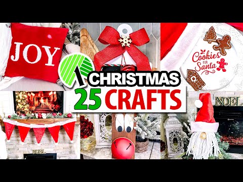 25 *BEST* Holiday CRAFTS! (Beginner friendly) Dollar Tree Christmas 2024