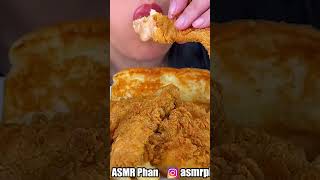 EATING RAISING CANES FRIED CHICKEN #asmr #food