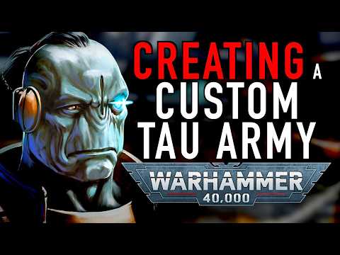 Starting a Custom Tau Empire Army in Warhammer 40K #tauempire #ethereal #firewarrior #wh40klore