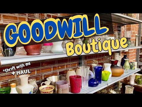 Goodwill Boutique THRIFT WITH ME || home decor -YouTube