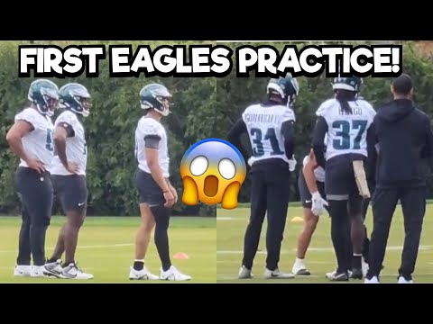 FIRST LOOK at Jalen Carter & Nolan Smith Eagles DEBUT 🔥 2023 Eagles Rookie Minicamp