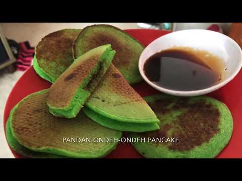 Homemade Pandan Ondeh-ondeh Pancake (With Gula Melaka)