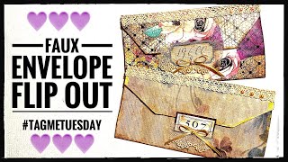 Faux Envelope Flip Outs - #tagmetuesday