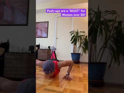 Push-ups for Women over 50 #shorts #pushups #womensfitness #fitlifestyle #healthylifestyle