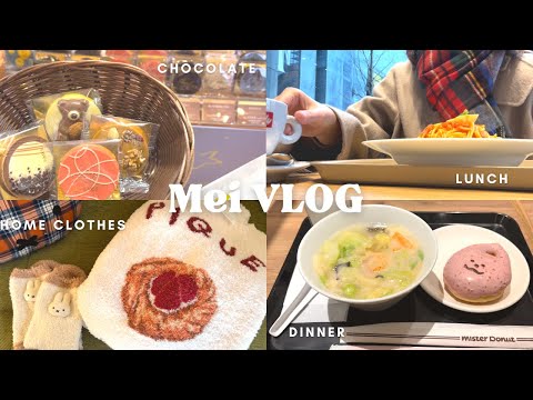 【vlog】寒さに少し手抜きになった6日間⛄️|チョコレート博覧会🍫|新しいgelato pique