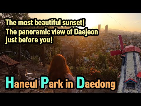 The most beautiful sunset!(Haneul Park in Daedong)