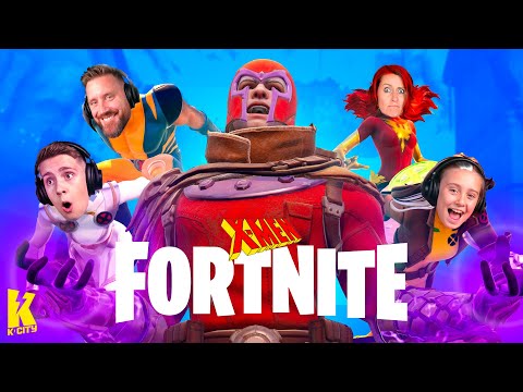 X-Men Challenge in FORTNITE (Free Magneto!)