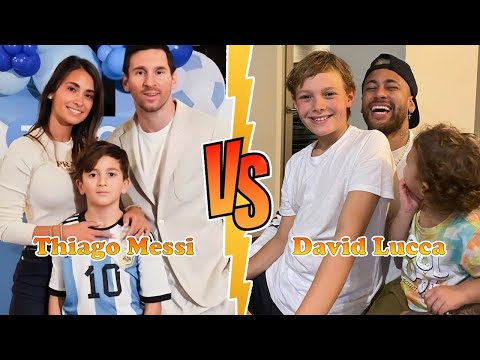 Thiago Messi (Messi's Son) VS David Lucca (Neymar's Son) Transformation ★ From Baby To 2024