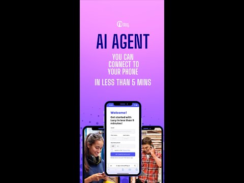 Set up Lucy AI Phone Answering Assistant From Your Mobile: No Training Required