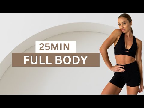 25 MIN FULL BODY WORKOUT || Power Pilates (Using Weights)