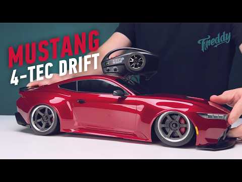 It's time for the burnout. Ford Mustang 4-tec Drift Rear Wheel Drive from Traxxas