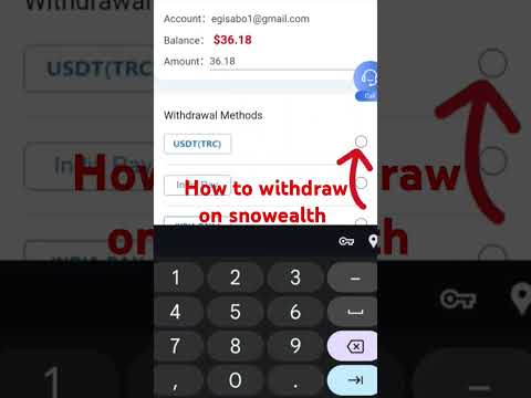 How To Withdraw From Snowealth #makerealmoney #earnmoneyonline #realmoneyapp