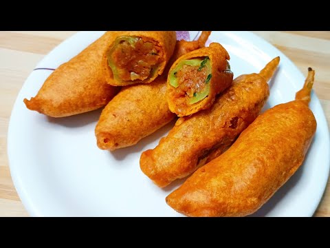 Stuffed Milagai Bajji in Tamil | Milagai Bajji in Tamil | Mirchi Bajji | Bajji Recipes in Tamil