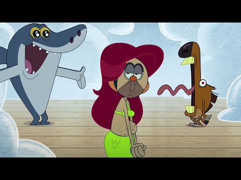 ZIG e SHARKO 🌴 Tempo Ruim 🌧️ Zig e Sharko Brasil | Desenho Animado em português