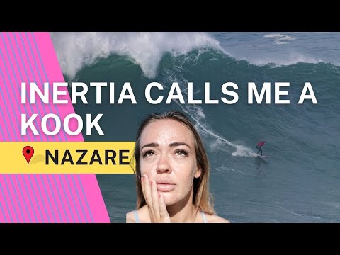 Reaction: Inertia calls me a KOOK for surfing Nazare