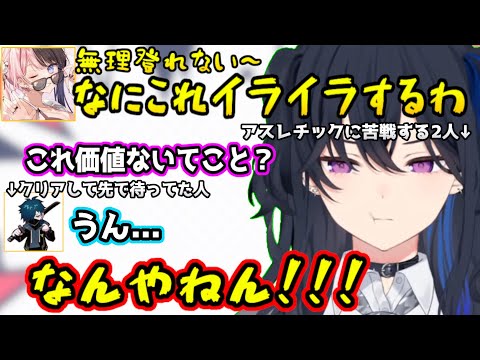 イライラしながらも必死に挑戦していたアスレチックが無意味だった一ノ瀬うるはと橘ひなのｗｗｗ【VCRマインクラフト/VanilLa/橘ひなの/トナカイト/ぶいすぽっ！/切り抜き】