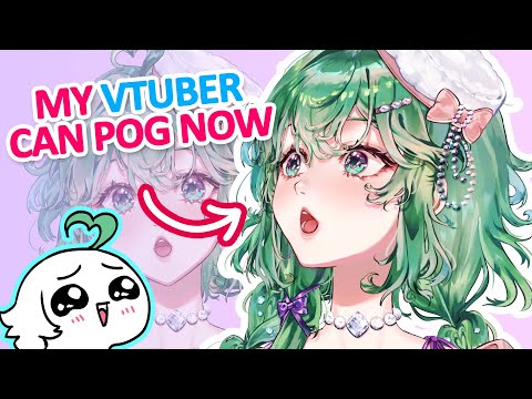 How I Made My VTuber Move! 🌸💚  [Part 2: Rigging the Eyes, Mouth, and Head]