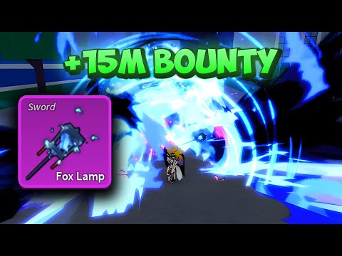 I Bounty Hunted With Fox Lamp And It's INSANE (Blox Fruits)